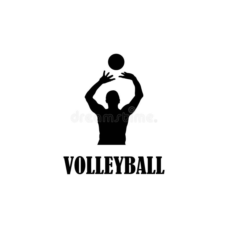 Volleyball Icon Logo Vector Design Template Stock Illustration Illustration of sign, activity