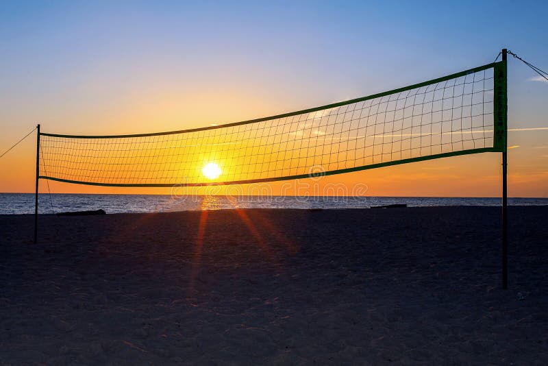 914 Volleyball Beach Net Sunset Stock Photos - Free & Royalty-Free