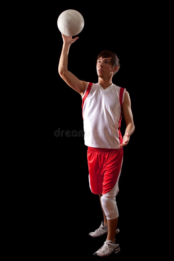 Volleyball Player stock photo. Image of athlete, athletic 16978766
