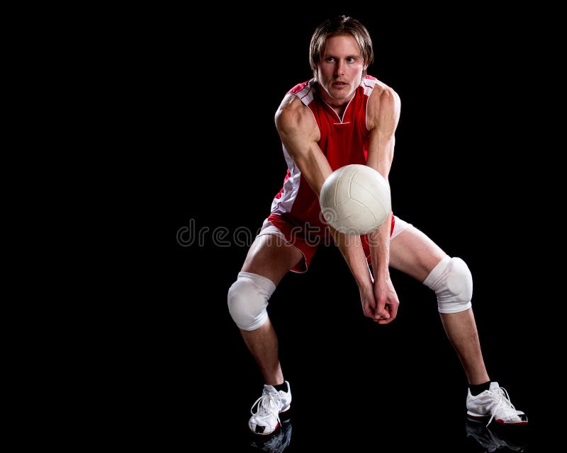 Volleyball Player stock image. Image of male, young, volleyball 16978815