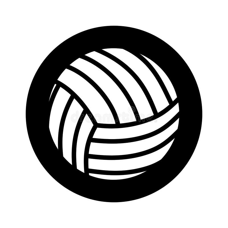 Volleyball Sport Isolated Icon Stock Vector Illustration of exercise, game 90851217