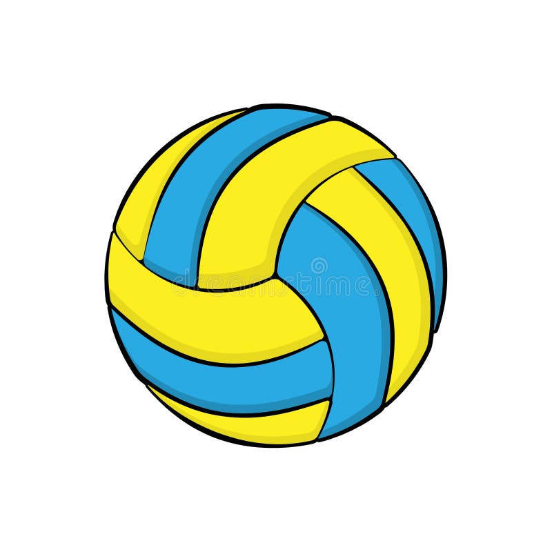 Symbol volleybal stock vector. Illustration of design - 54019557