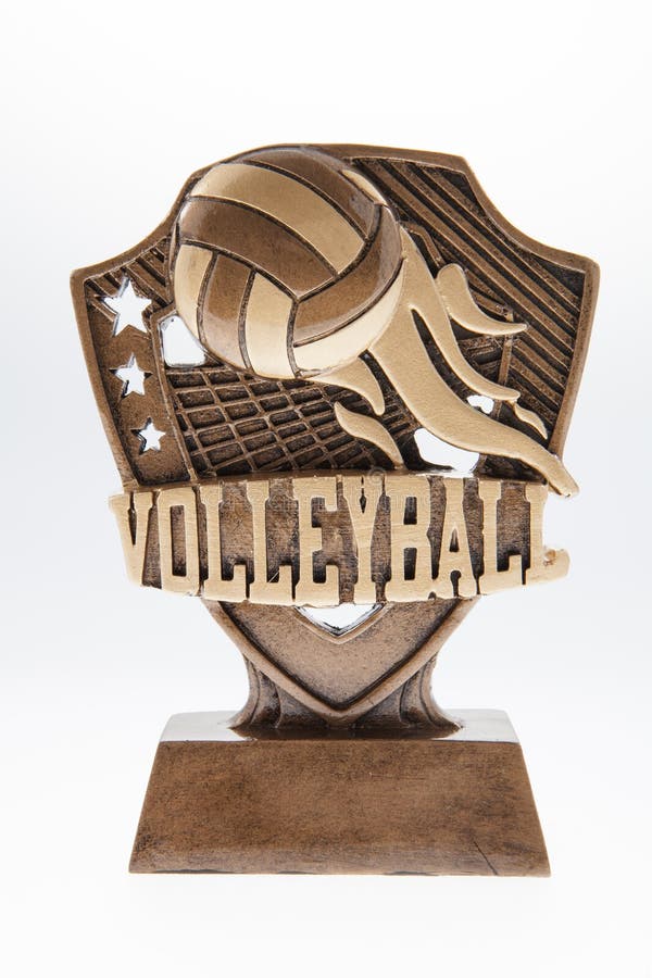 Volleyball Trophy royalty free stock photo