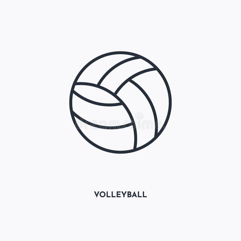 Abstrakter Hintergrund Der Volleyball Umrisslinie Vektor Abbildung Illustration Von Form Geplatschert 156961379