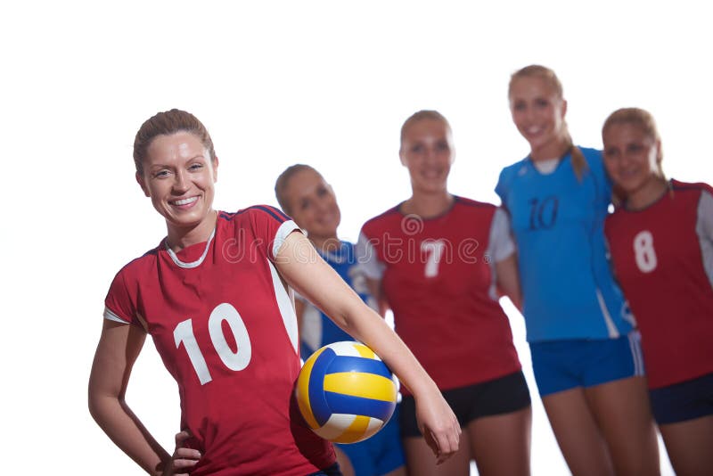 Volleyball woman group stock image. Image of lifestyle - 54689535
