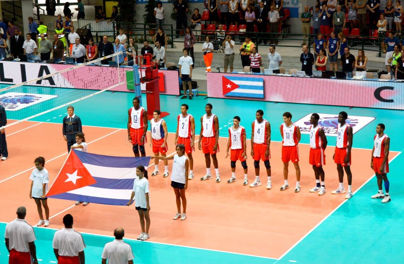 Volleyball World League: Italy vs Cuba stock photos Volleyball World League: Italy vs Cuba stock photos