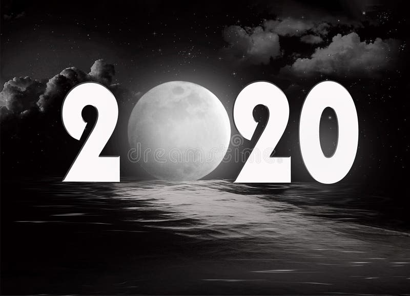Vollmond des neuen Jahres 2020