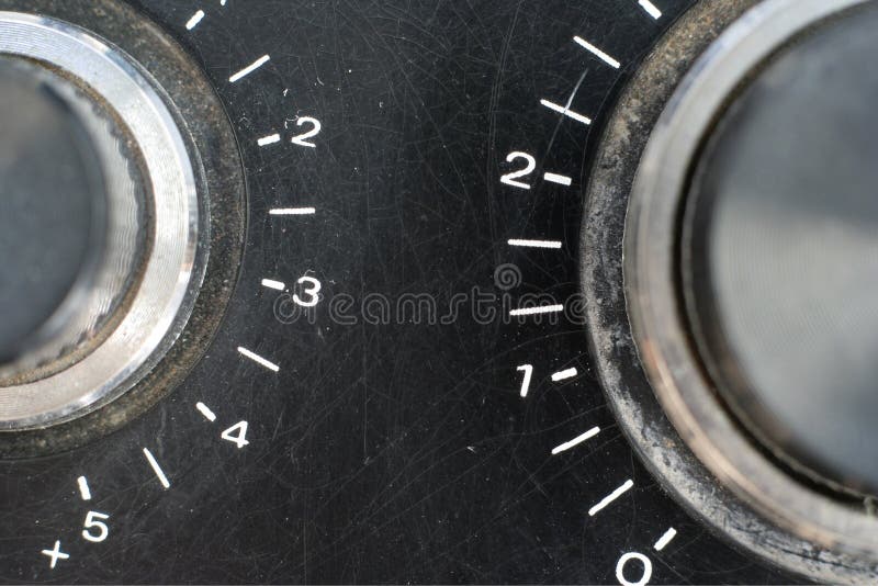 Volume controls stock image