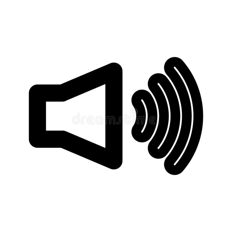 Volume icon. Vector about sound. Ideal for displaying volume. Simple icon.