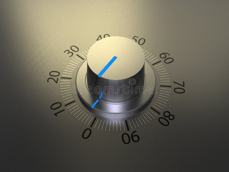 Volume knob stock image