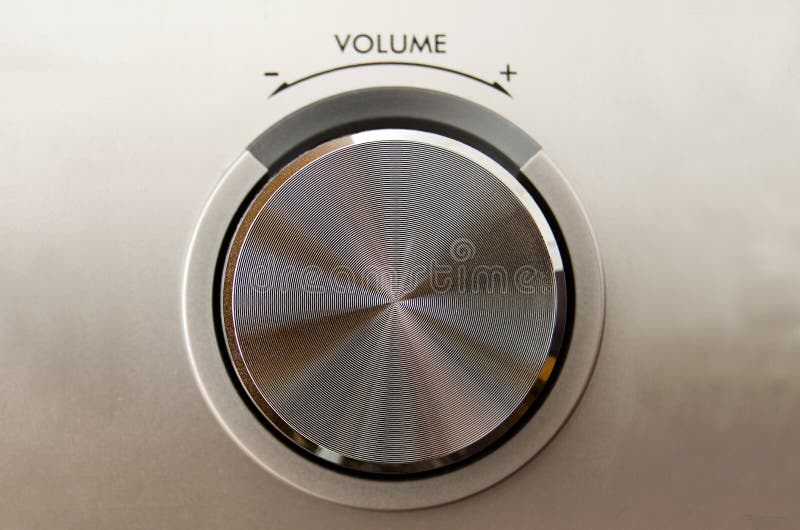 Volume knob royalty free stock image