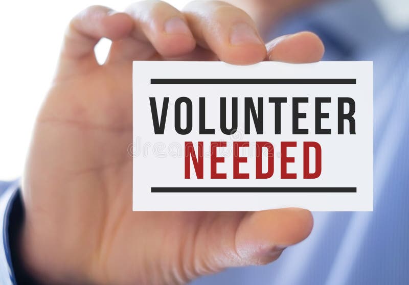 Volunteer needed stock photo. Image of charity, card 78505876