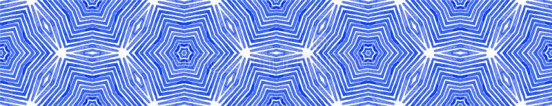 Voluta incons?til azul de la frontera Acuarela geom?trica libre illustration Voluta incons?til azul de la frontera Acuarela geom?trica libre illustration