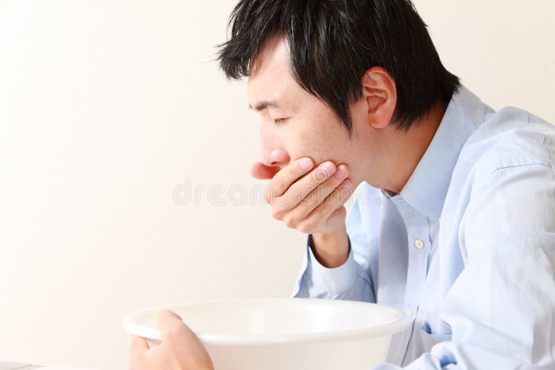 Vomiting man stock image. Image of drunk, people, vomiting 44619199