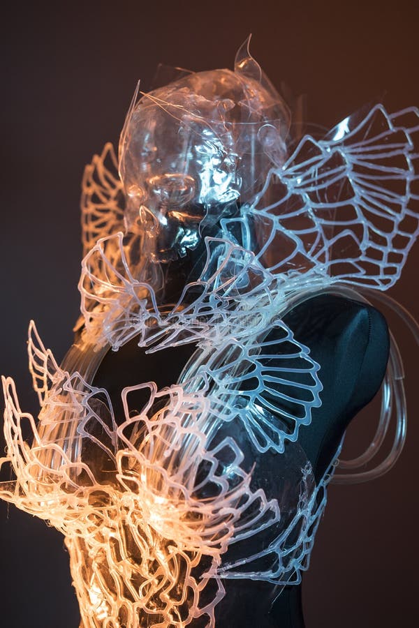 Voodoo, Crystal skull styling with colorful light effects, trans royalty free stock photos