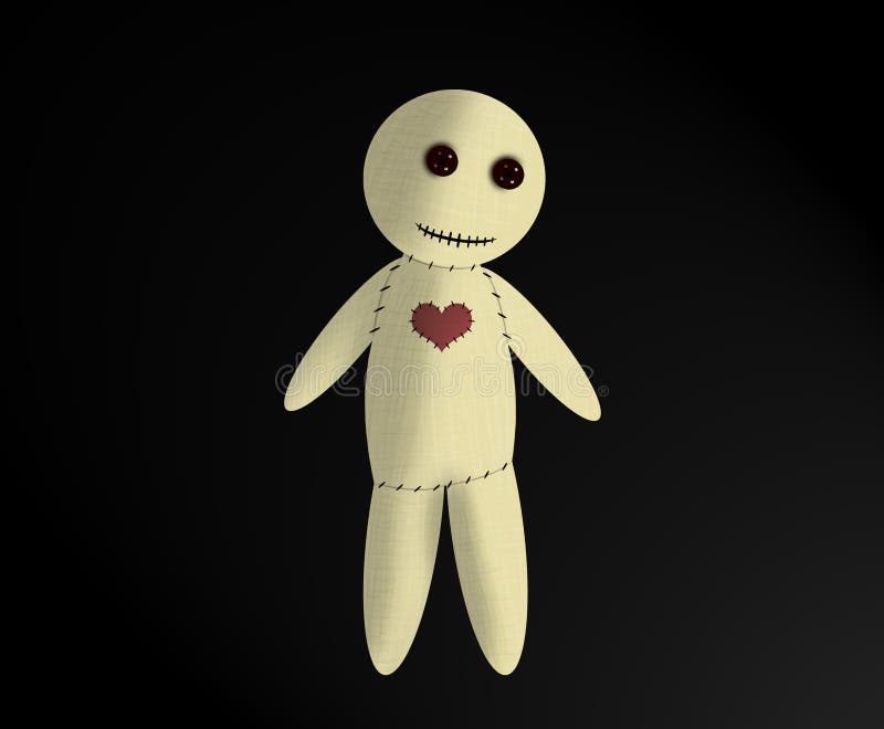 Voodoo doll stock illustration. Illustration of romantic 47212339