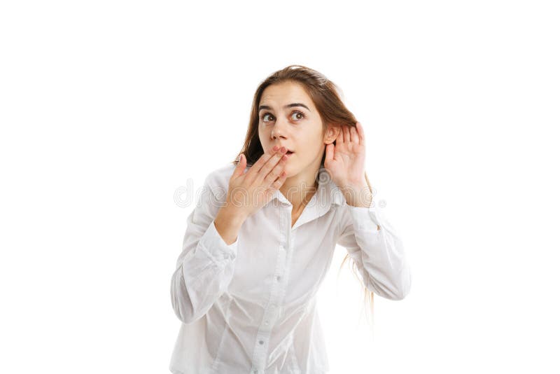 Vorbildliche Aufstellung des schönen Mädchens mit den Händen lokalisiert auf einem weißen Hintergrund stockfotografie Vorbildliche Aufstellung des schönen Mädchens mit den Händen lokalisiert auf einem weißen Hintergrund stockfotografie