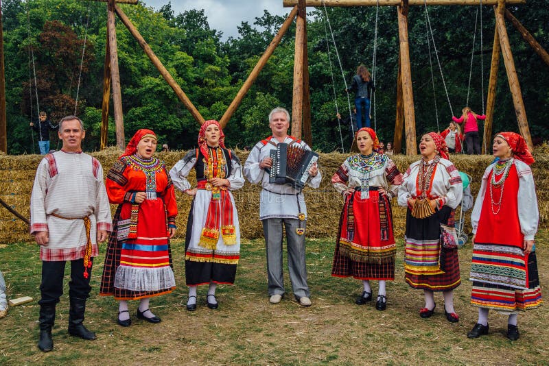 Voronezh, Rusland - September 08, 2017: Traditioneel Russisch ...