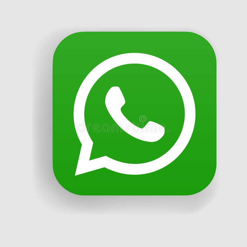 Squared Colored Round Edges Whatsapp Logo Icon Editorial Photography Illustration Of Weblogo Icons