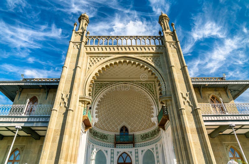 The Vorontsov Palace in Alupka, Crimea