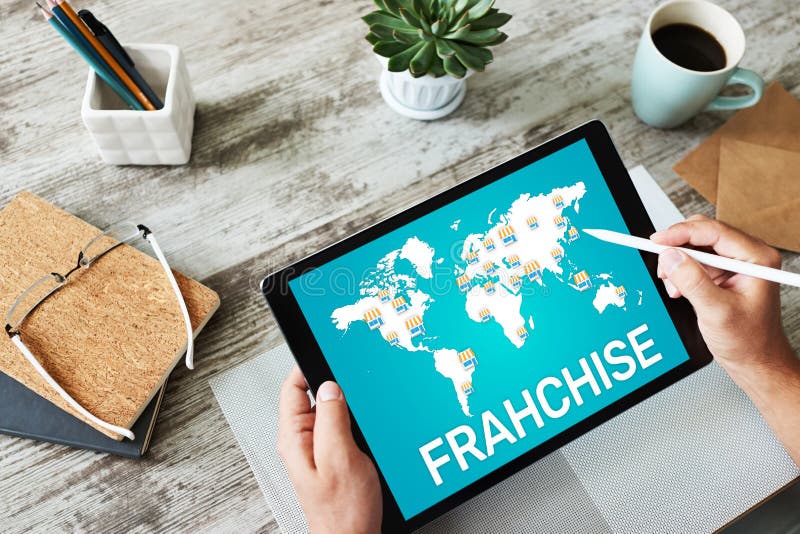 Vorrechtgeschäftsmodell und Marketingstrategiekonzept stockbild Vorrechtgeschäftsmodell und Marketingstrategiekonzept stockbild