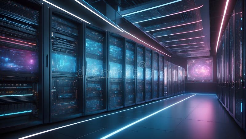 Vorstellung morgen : Quantumquotienten 3D-Datenwunder. ai generieren lizenzfreie abbildung