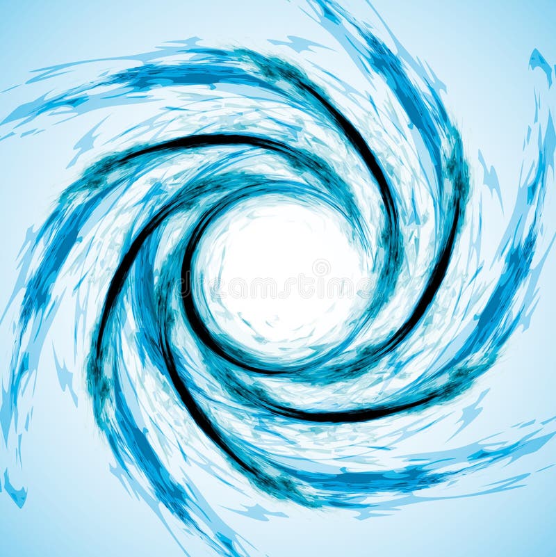 Vortex effect. vector illustration