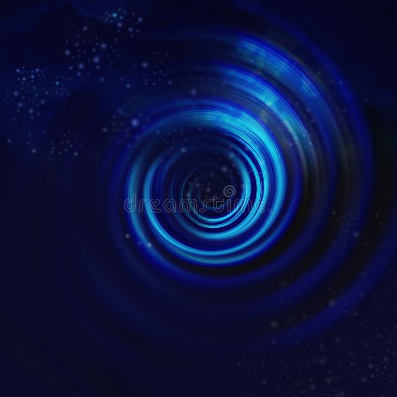 Vortex en spirale bleu illustration de vecteur Vortex en spirale bleu illustration de vecteur