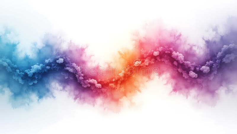 Vortex för digital energi i kaleidoskopisk abstraktion royaltyfri illustrationer