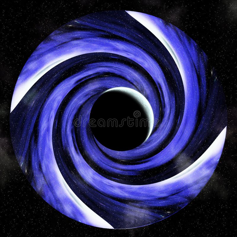 Vortice ipnotico dell'eclipse lunare royalty illustrazione gratis Vortice ipnotico dell'eclipse lunare royalty illustrazione gratis