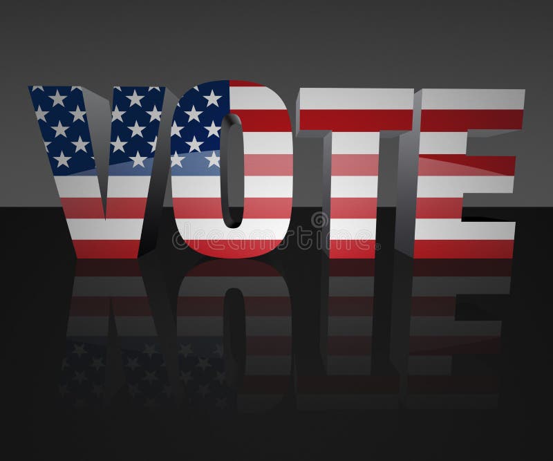 VOTE stock illustration