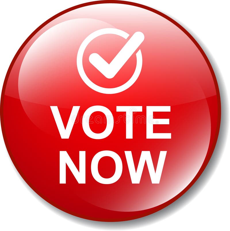Vote now button icon stock illustration. Illustration of patriotic -  120089068