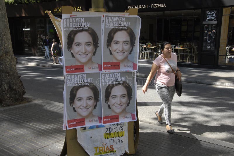 VOTO DO CONSELHO DE BARCELONA imagem de stock VOTO DO CONSELHO DE BARCELONA imagem de stock