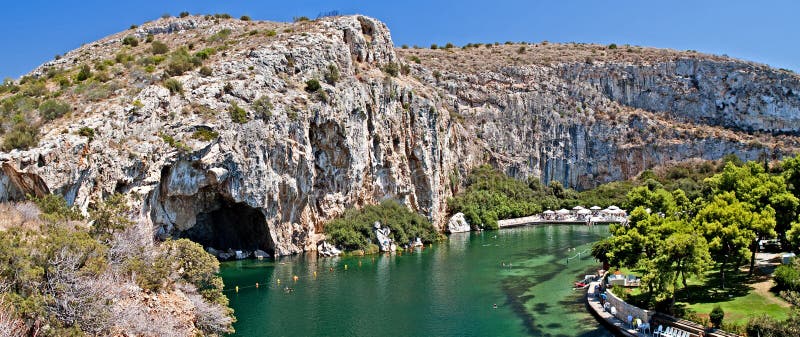 Vouliagmeni Thermal Lake, Athen, Greece
