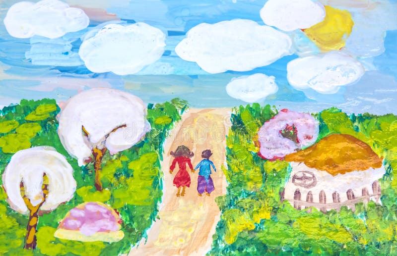 Voyages for groups of children drawings of city Kharkiv