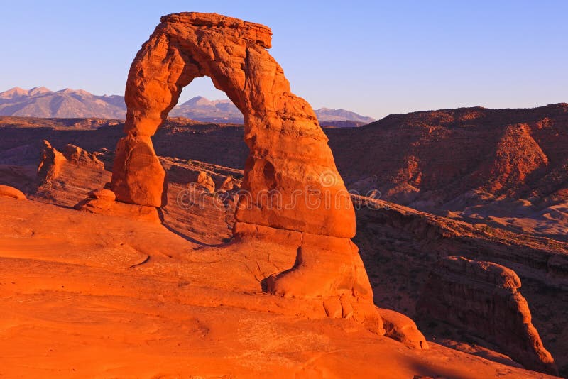 Delicate Arch panorama at Arches National Park, Utah. Delicate Arch panorama at Arches National Park, Utah.