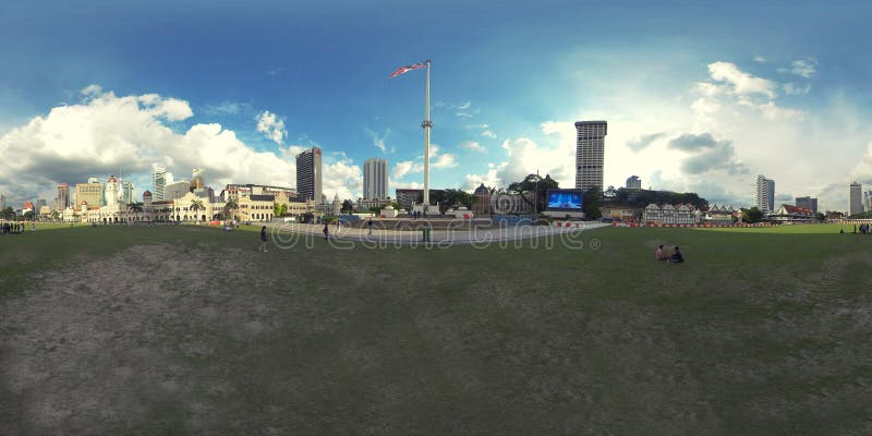 360 vr Foto von Dataran Merdeka, Kuala Lumpur stockbilder 360 vr Foto von Dataran Merdeka, Kuala Lumpur stockbilder