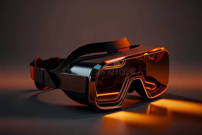 VR Goggles, Modern and Sleek Style, Smart Devices Stock Illustration