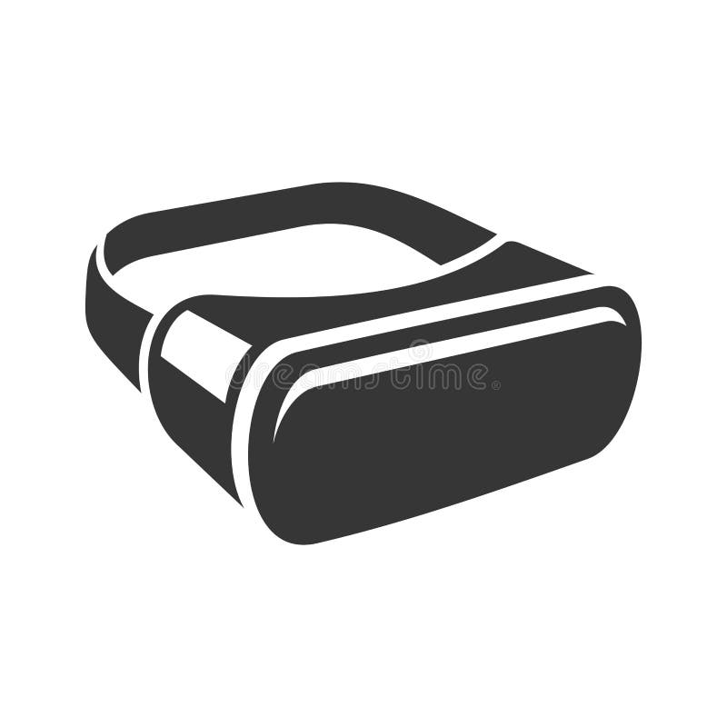 VR Headset Icon. 3D Style Virtual Reality Device. Vector illustration. VR Headset Icon. 3D Style Virtual Reality Device. Vector illustration