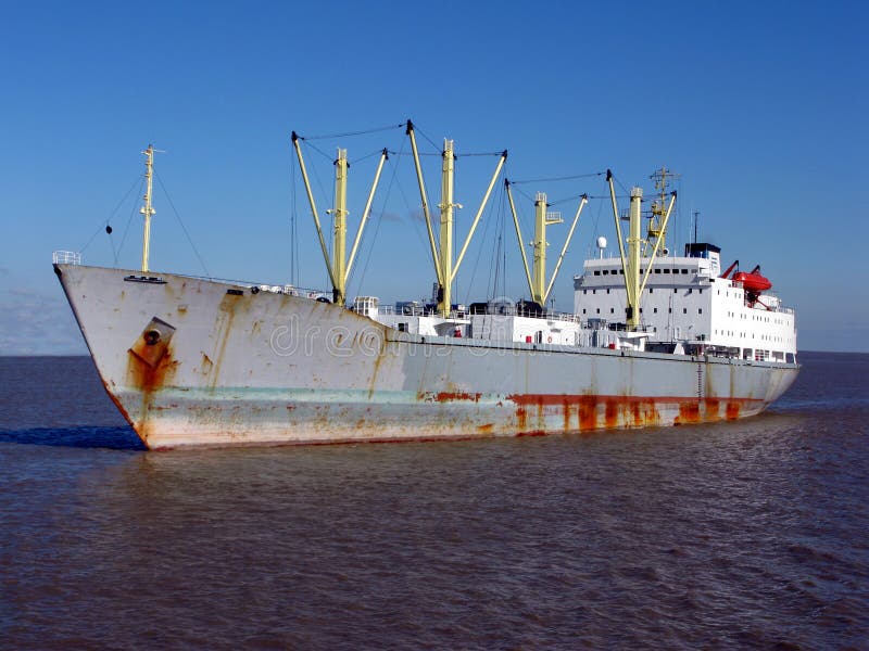Vrachtschip stock afbeeldingen Vrachtschip stock afbeeldingen