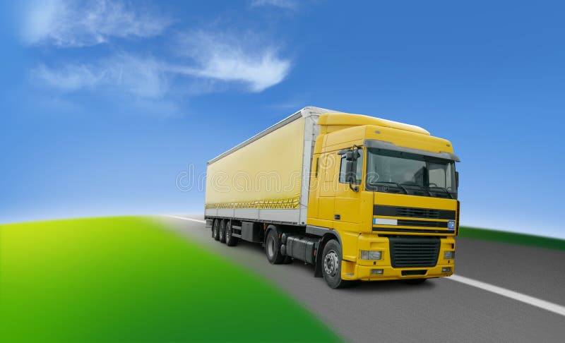 Vrachtwagen - vervoer en logistiek rond de wereld stock foto Vrachtwagen - vervoer en logistiek rond de wereld stock foto