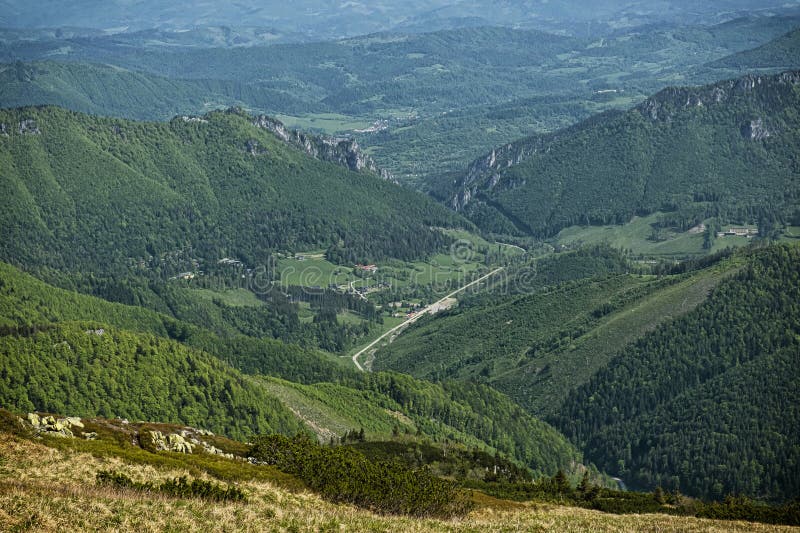 Vrátna dolina, horská scenéria, Malá Fatra, Slovensko
