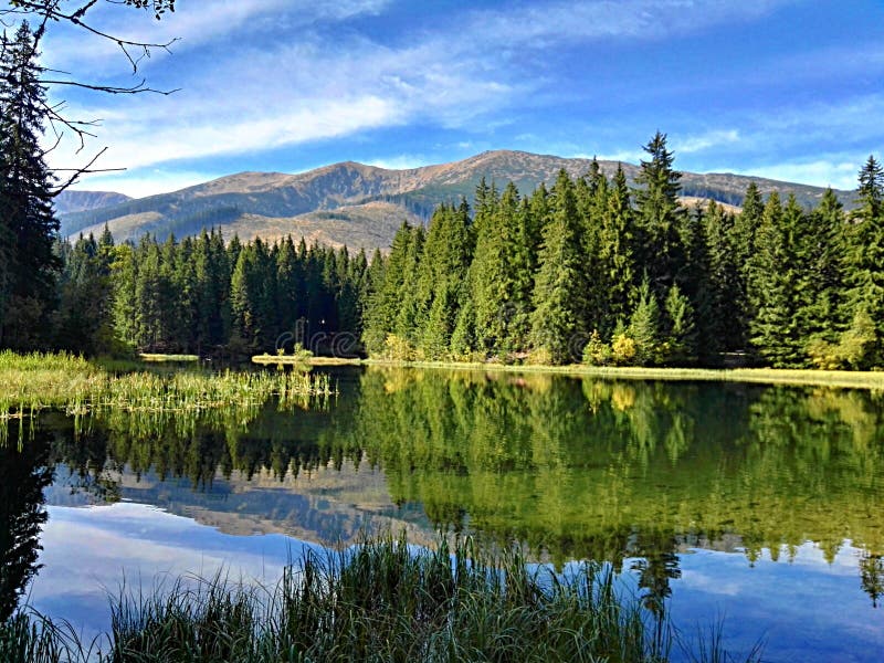 Vrbicke pleso Vrbicke mountain lake Low Tatras Slovakia