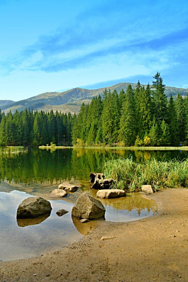 Vrbicke pleso Vrbicke mountain lake Low Tatras Slovakia 2