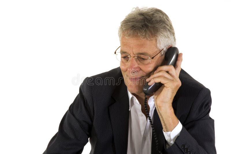 Vriendschappelijke phonecall stock foto Vriendschappelijke phonecall stock foto