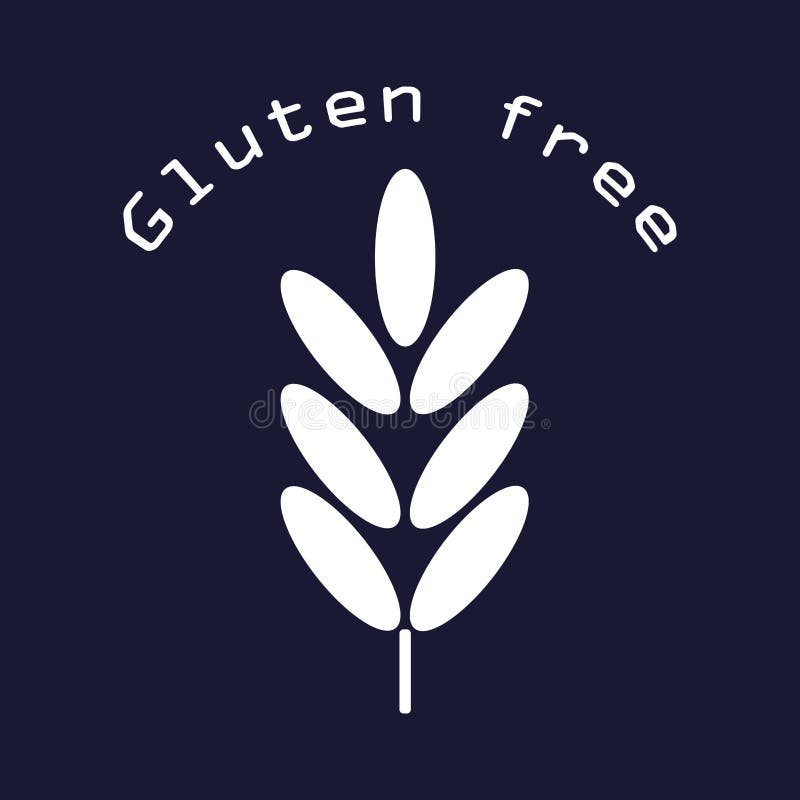 Vrij gluten Oren van tarwe, graangewas Oor van haver Roggeoren stock illustratie Vrij gluten Oren van tarwe, graangewas Oor van haver Roggeoren stock illustratie
