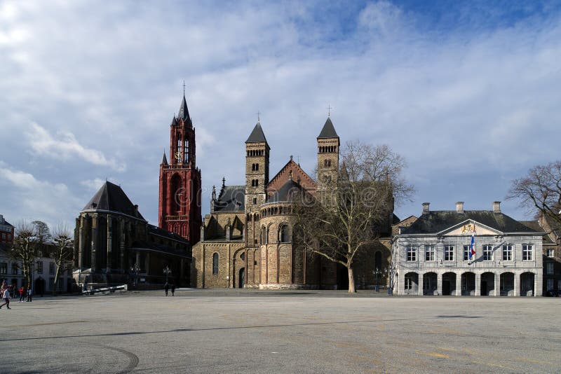 The Vrijthof, Maastricht. the Large Central Historical Square with