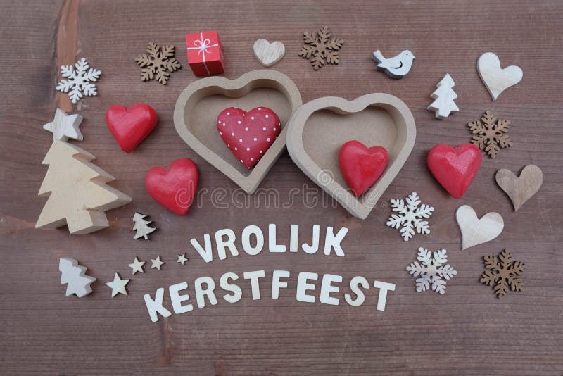 Simsen Sie Das Kerstfeest Vrolijk Frohe Weihnachten Auf Niederlandisch Stockbild Bild Von Niederlandisch Kerstfeest