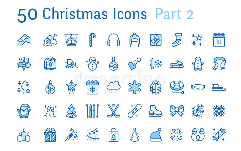 Vrolijke Kerstmis, de nieuwe pictogrammen van de jaar vlakke lijn De giften, wintersporten, stelt, het ski?en, hockey, snowboard, royalty-vrije illustratie Vrolijke Kerstmis, de nieuwe pictogrammen van de jaar vlakke lijn De giften, wintersporten, stelt, het ski?en, hockey, snowboard, royalty-vrije illustratie