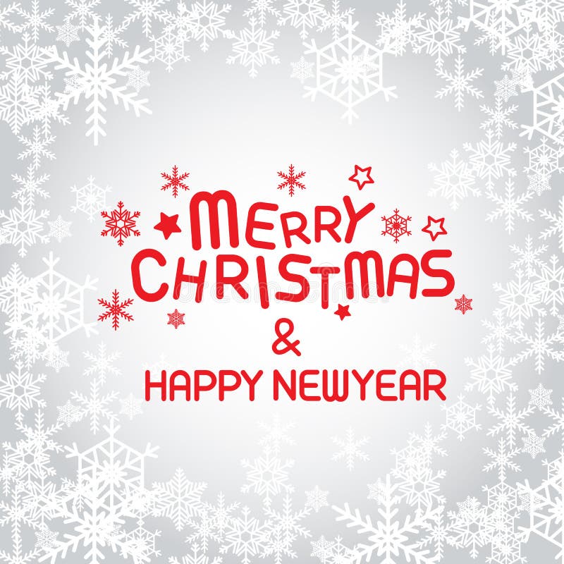 Vrolijke Kerstmis en Gelukkig Nieuwjaar vector illustratie Vrolijke Kerstmis en Gelukkig Nieuwjaar vector illustratie